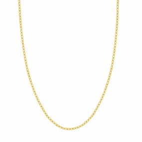 14k Designer Rolo Chain 18"