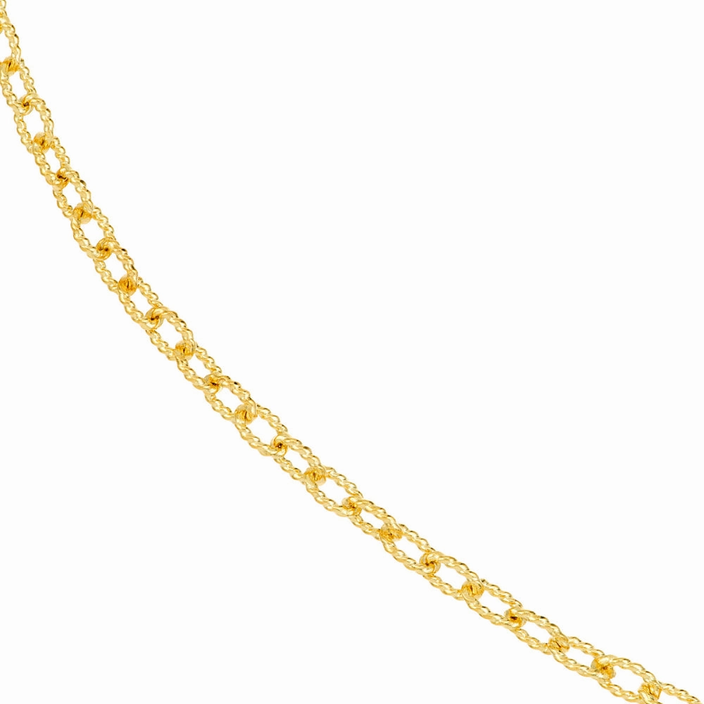14k Designer Rolo Chain 18"