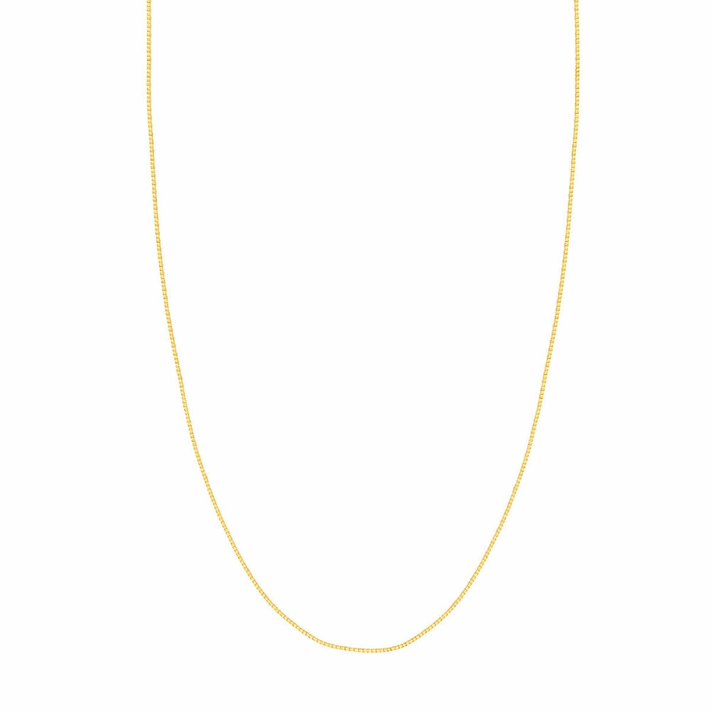 14k Gold 0.96mm Box Chain