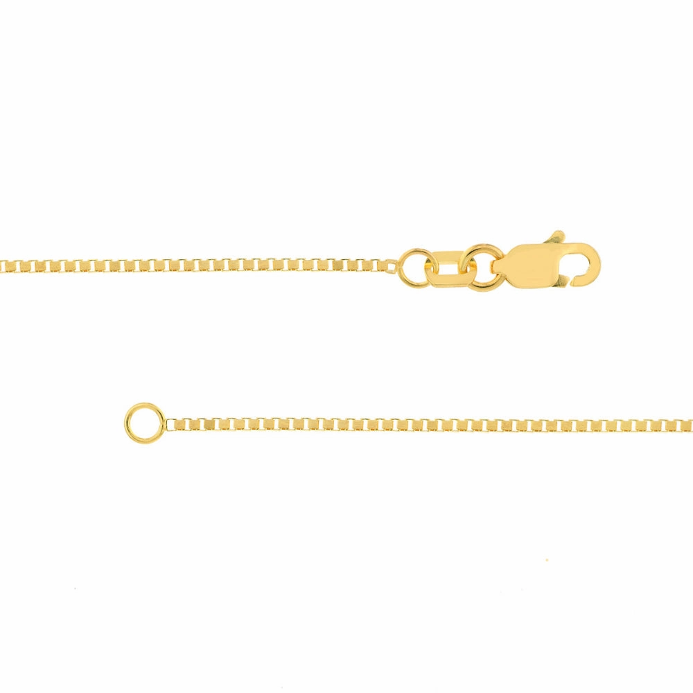 14k Gold 0.96mm Box Chain