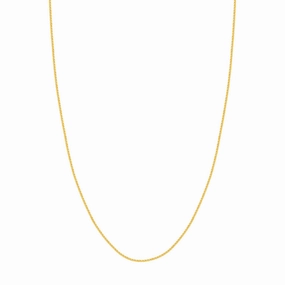 14k Gold 1.65mm Wheat Chain, 24"