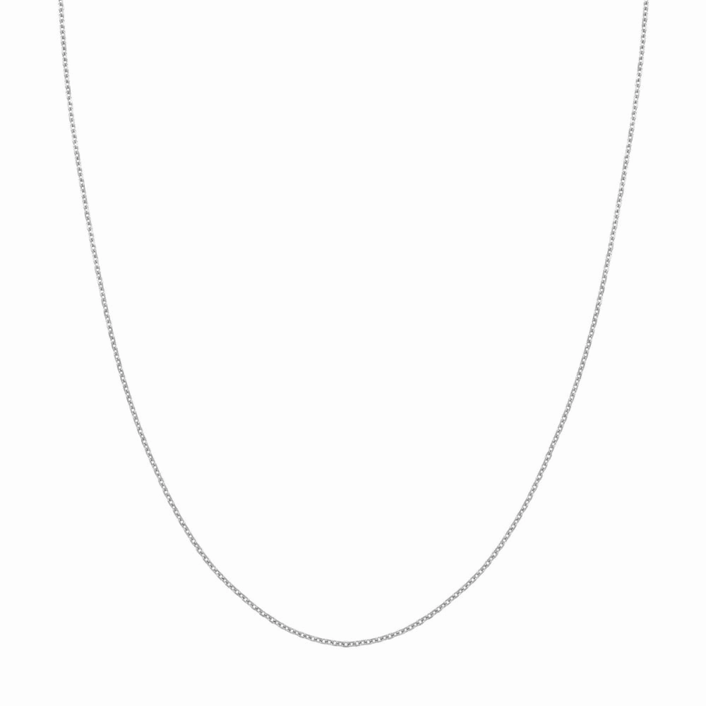 14k Gold Diamond-Cut Cable Chain 18"