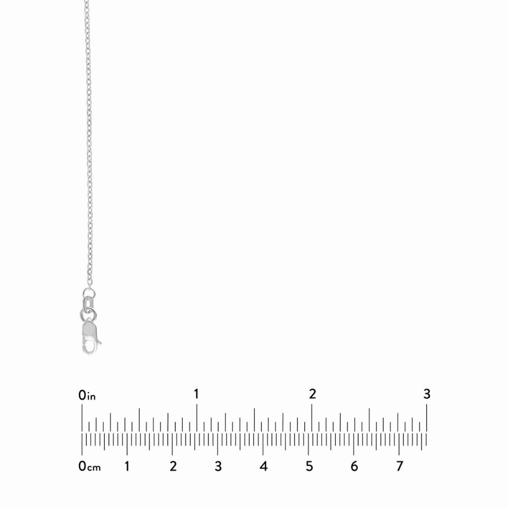 14k Gold Diamond-Cut Cable Chain 18"
