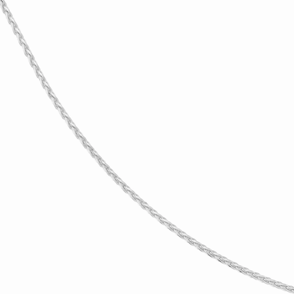 14k Gold Diamond-Cut Wheat Chain Necklace, 16"