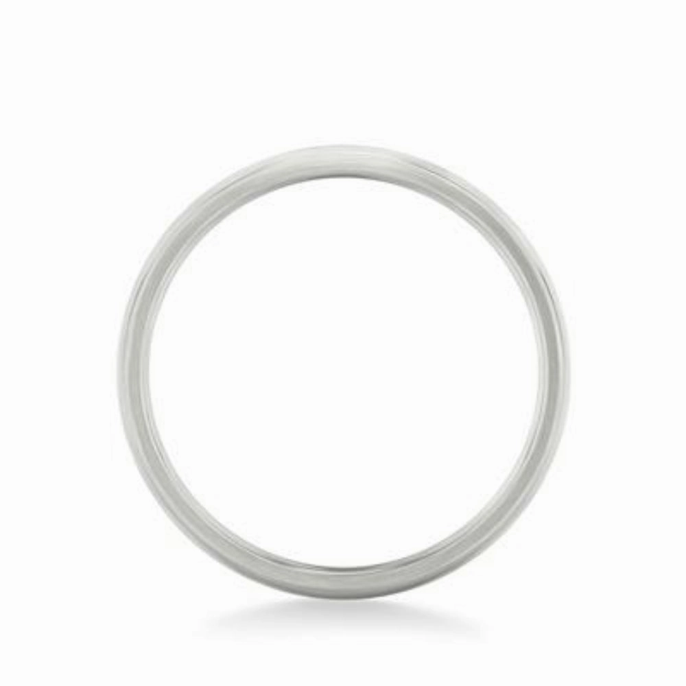 14k Gold European Fit Brushed Wedding Band 3mm