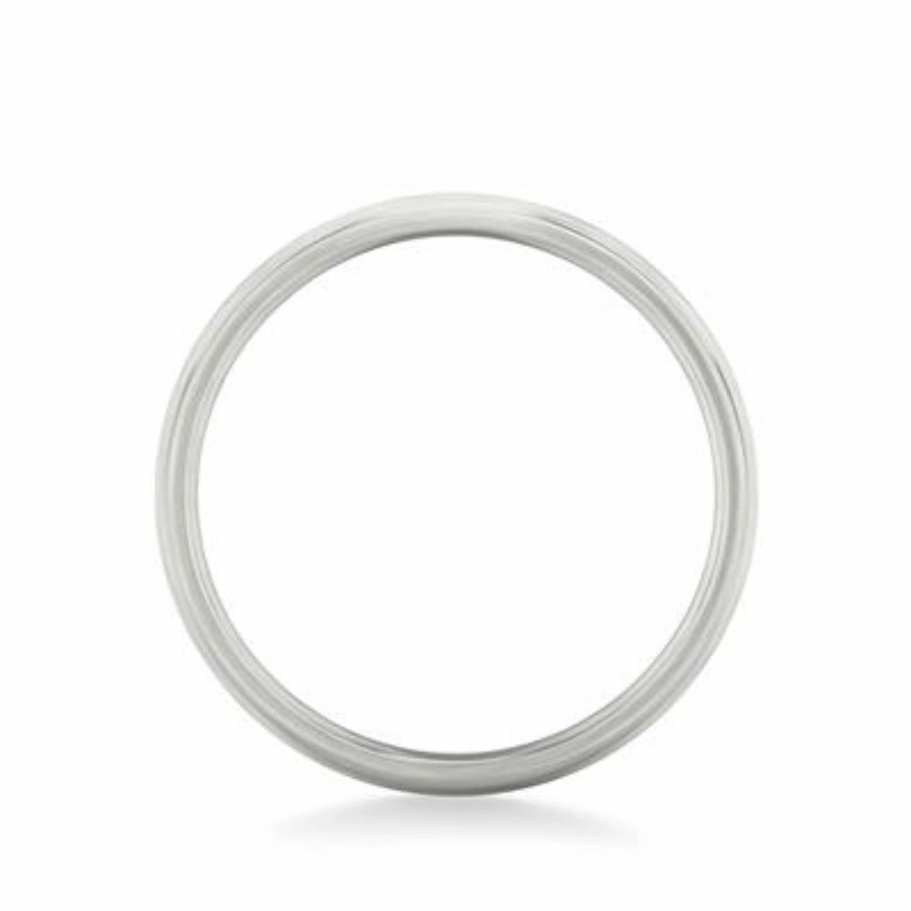 14k Gold European Fit Brushed Wedding Band 6mm