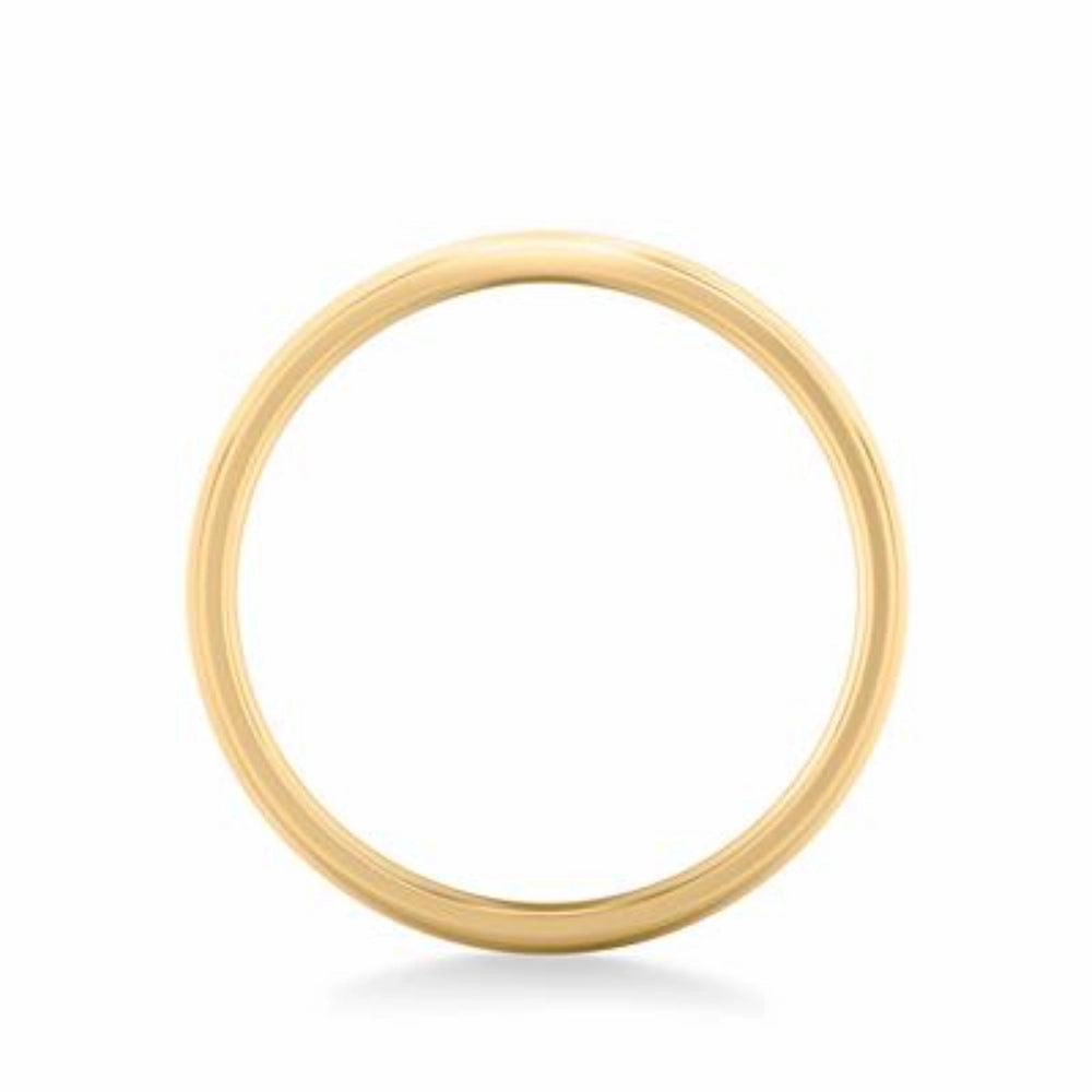 14k Gold European Fit Polished Wedding Band 4mm