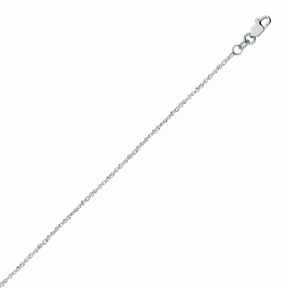 14k Gold Singapore Sparkle Chain