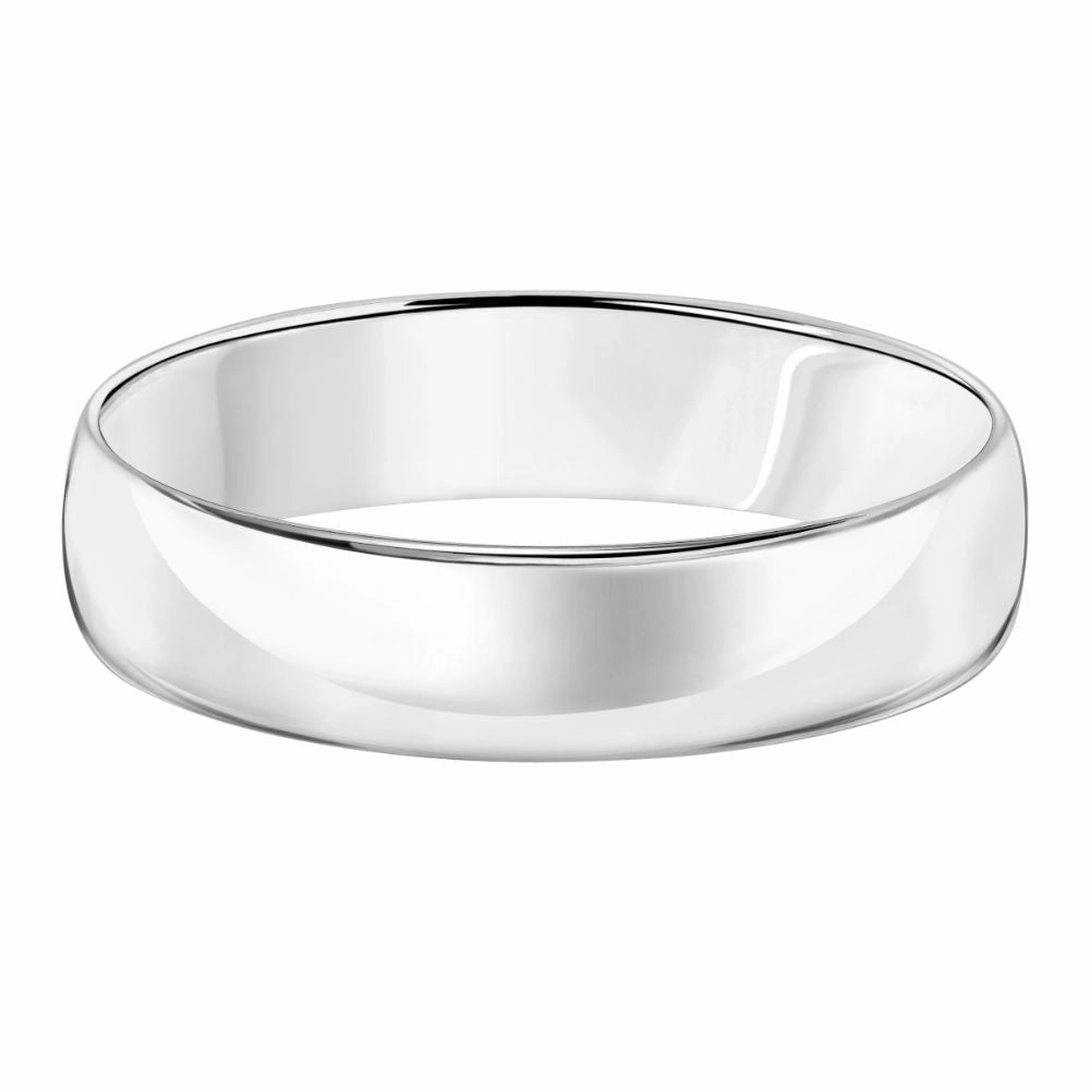 14k Plain Gold Wedding Band 5mm