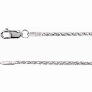 14K Yellow 1.25 mm Wheat 16" Chain