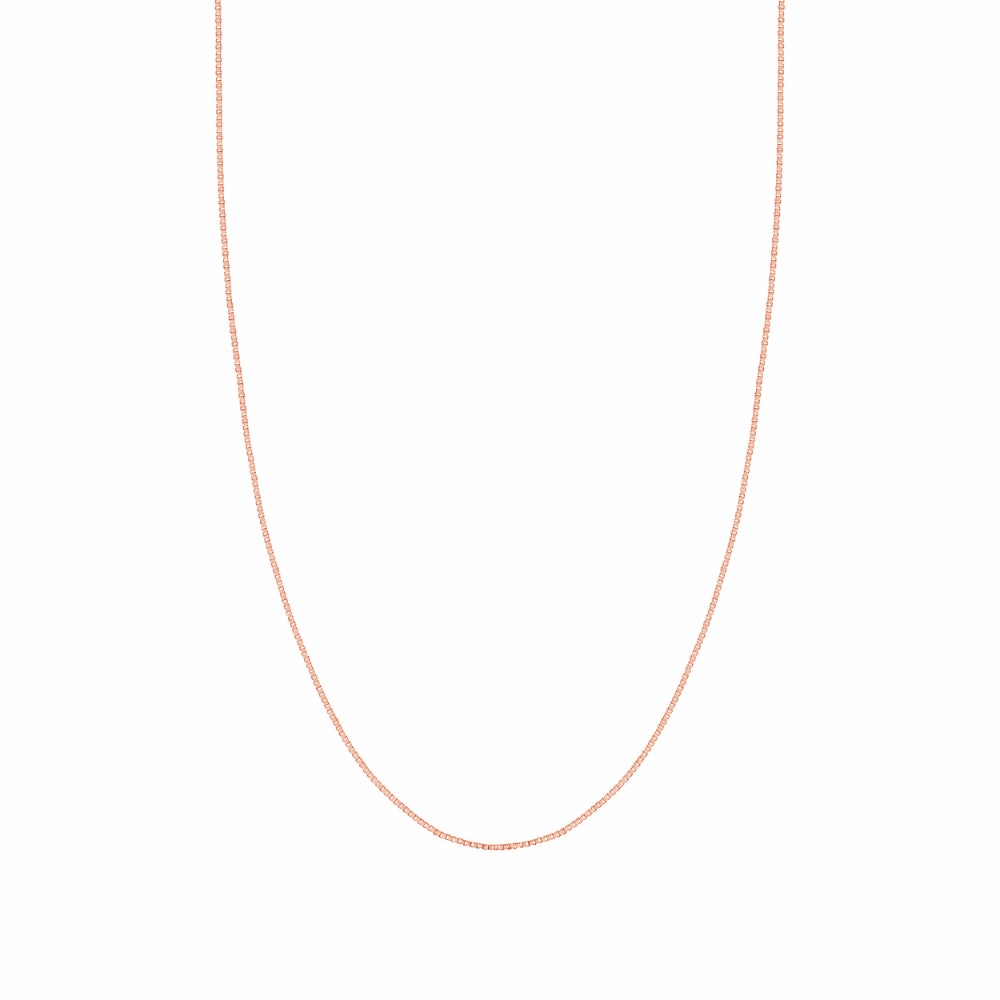14kt Gold Box Chain, 22 Inches