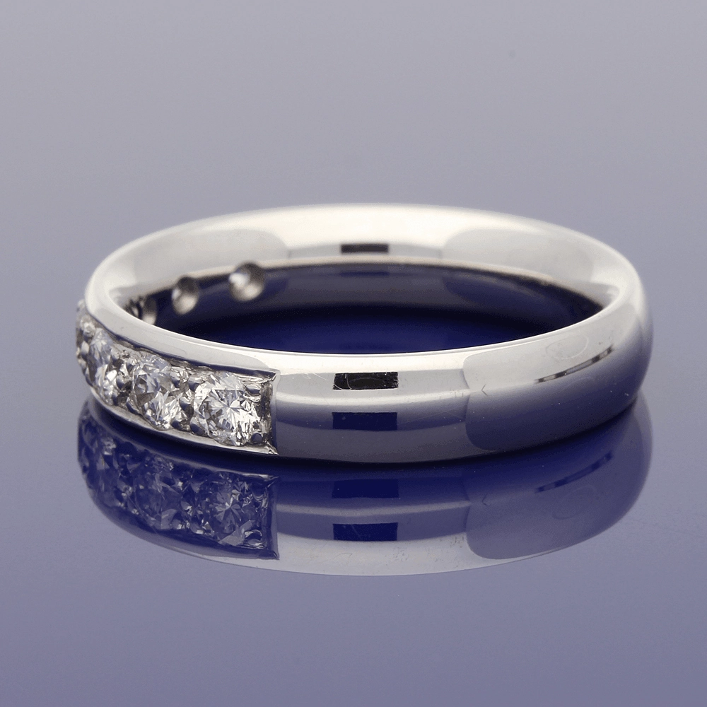18ct White Gold Diamond 4mm Eternity Ring