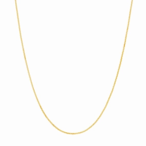 18k Gold 1.05mm Cable Chain, 18"
