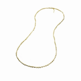 18K Yellow Gold Vermeil Nugget Necklace