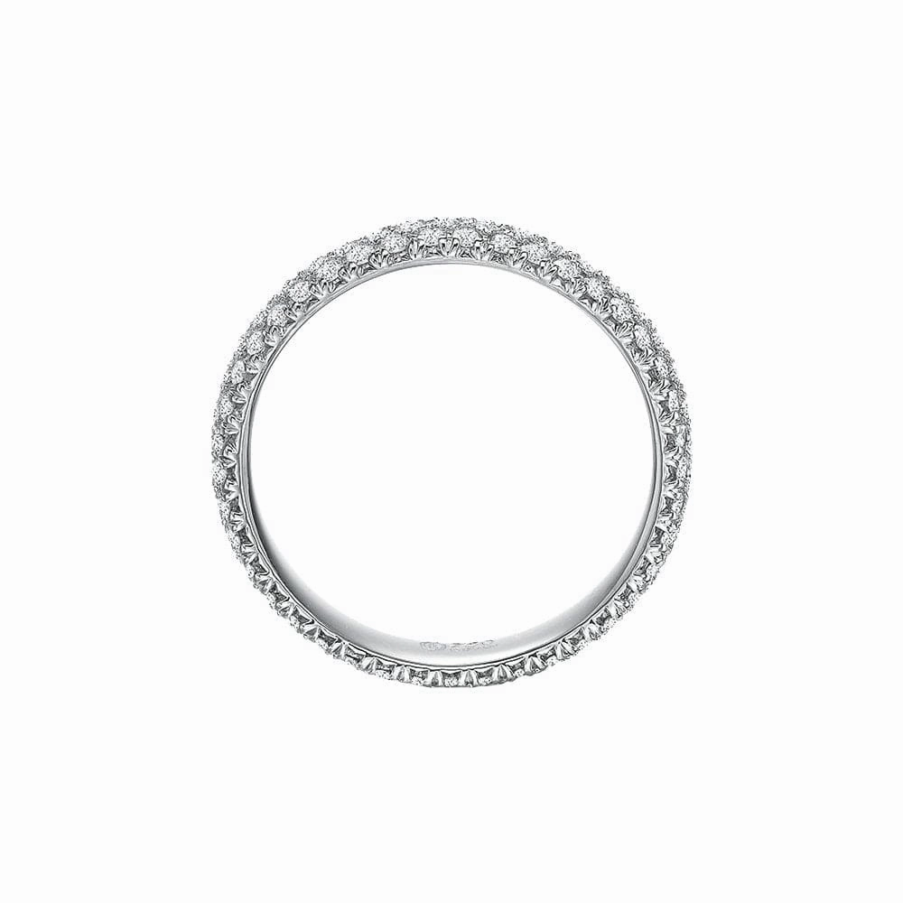 3-Row Comfort Fit Diamond Band