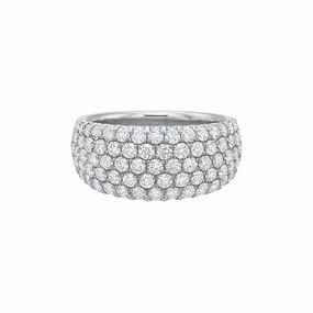 5-Row Comfort Fit Diamond Band