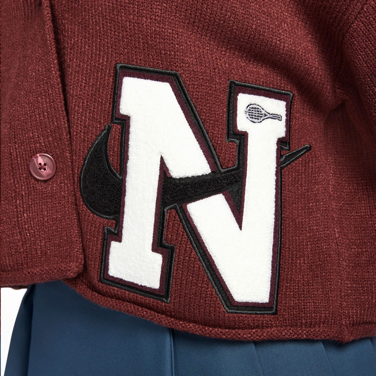 '  YOON Cardigan 'Dark Team Red'
