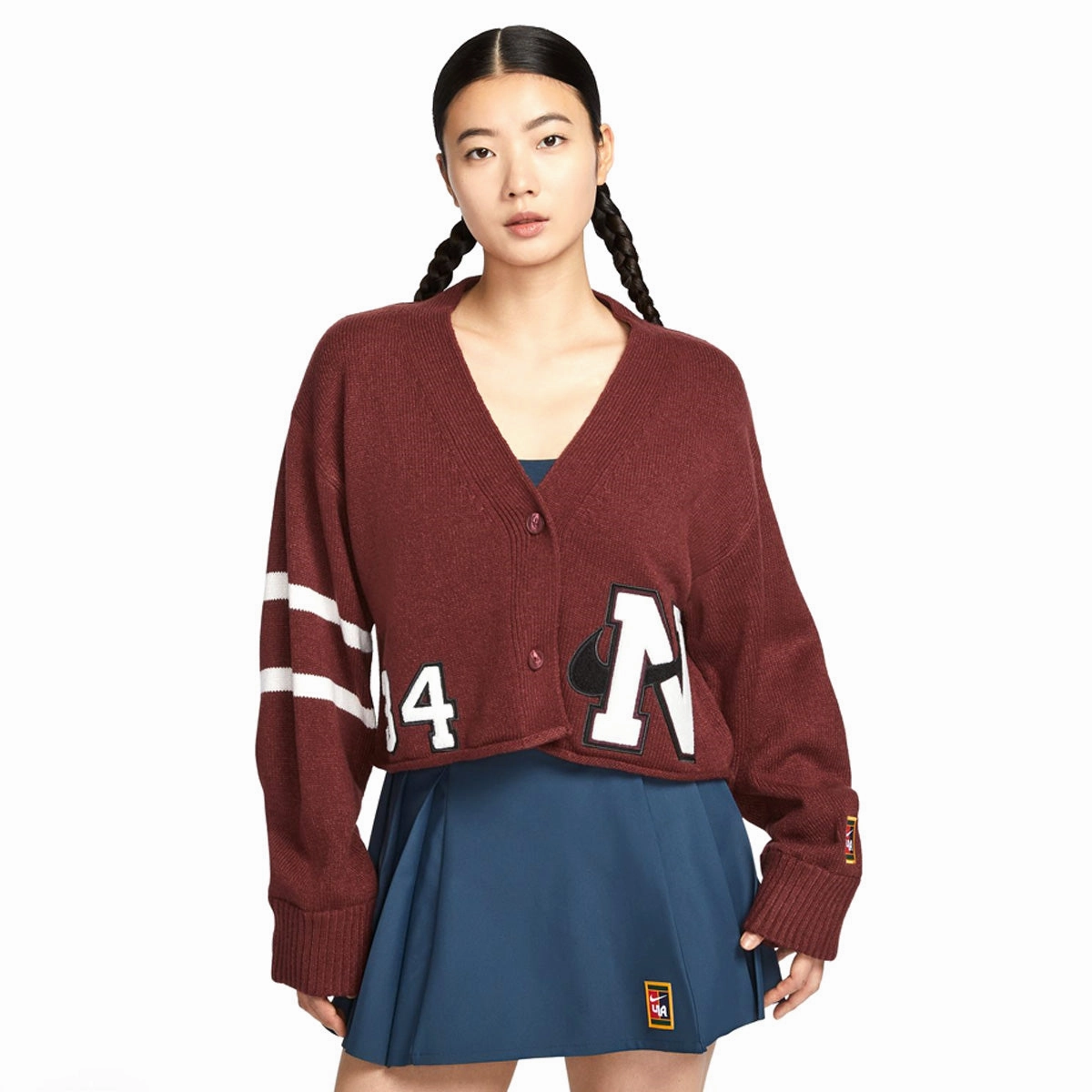 '  YOON Cardigan 'Dark Team Red'