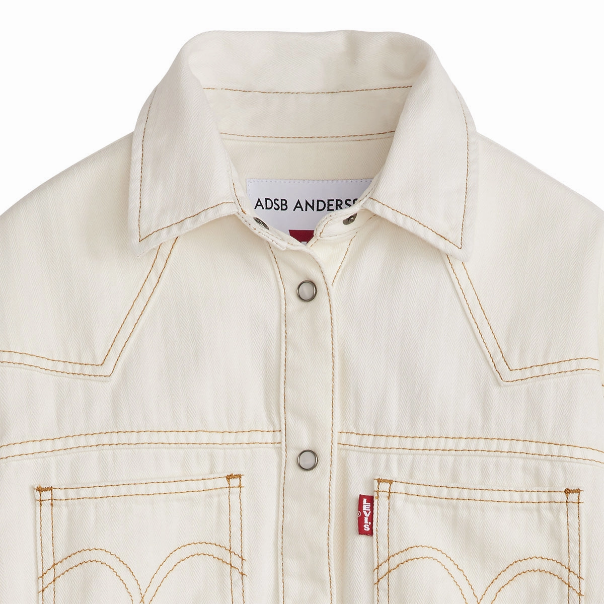   Levi's Cinched Blouse 'Ecru'