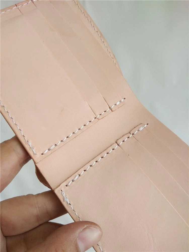 [On Sale] Handmade Cool Mens Snake Skin Bifold Small Wallet Slim billfold Wallet for Men
