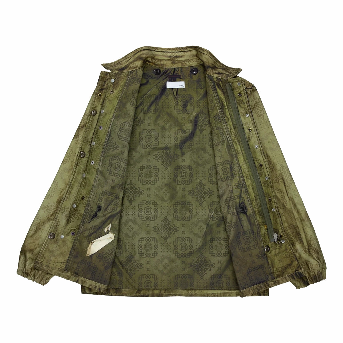   TOLQ Printed M-65 Jacket 'Olive'