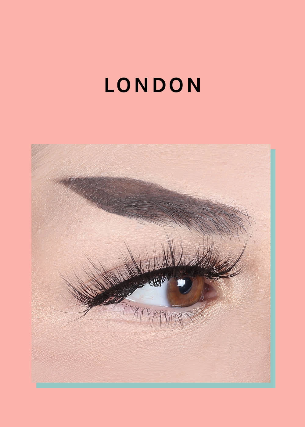 A  Glam 3D Faux Mink Lashes - London
