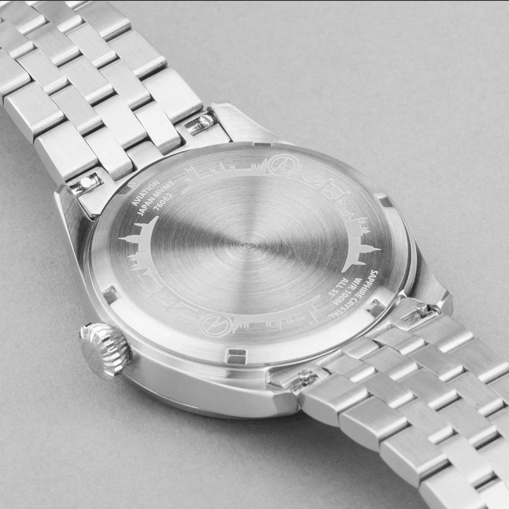 Accurist Aviation Mens Watch 76002 Stainless Steel with Green Dial