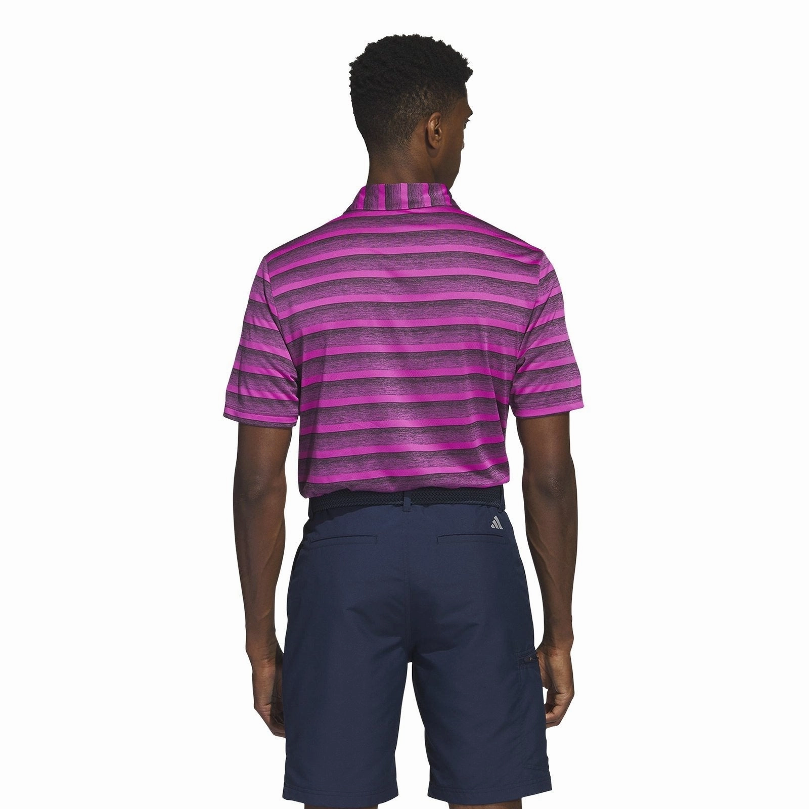 adidas 2-Colour Stripe Golf Polo Shirt HR8010