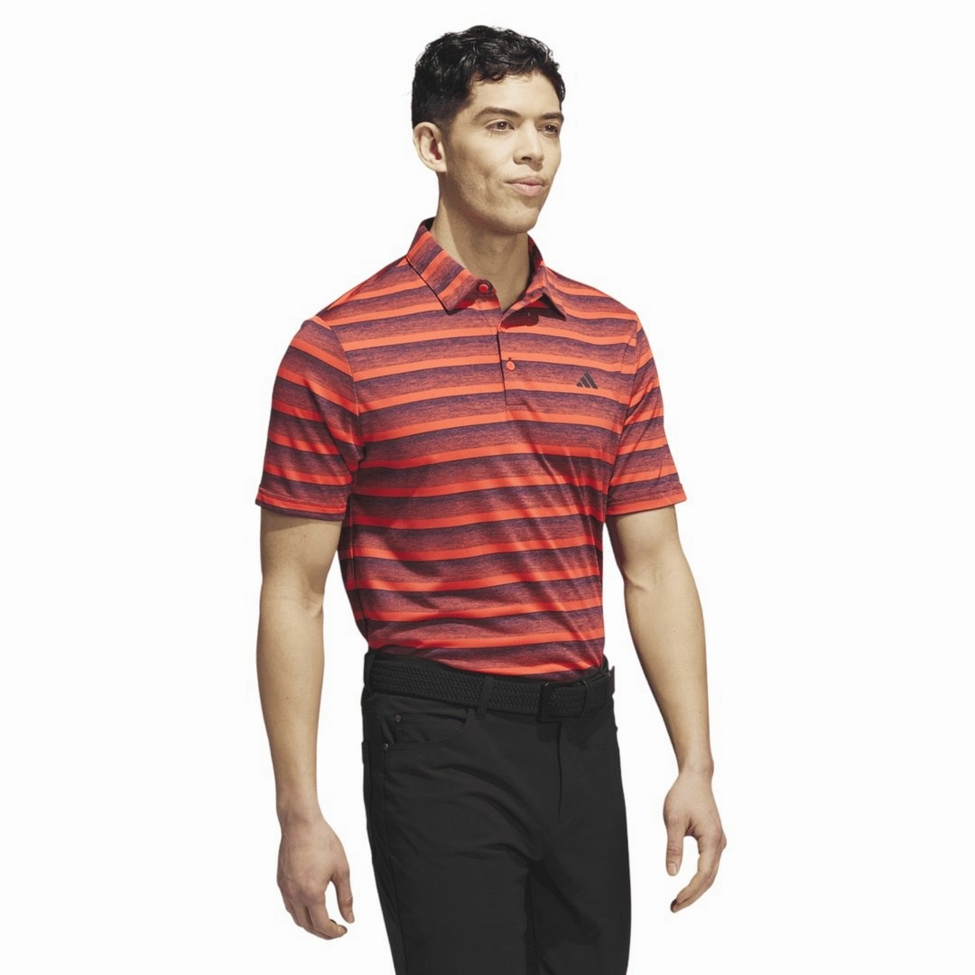 adidas 2-Colour Stripe Golf Polo Shirt IJ0175