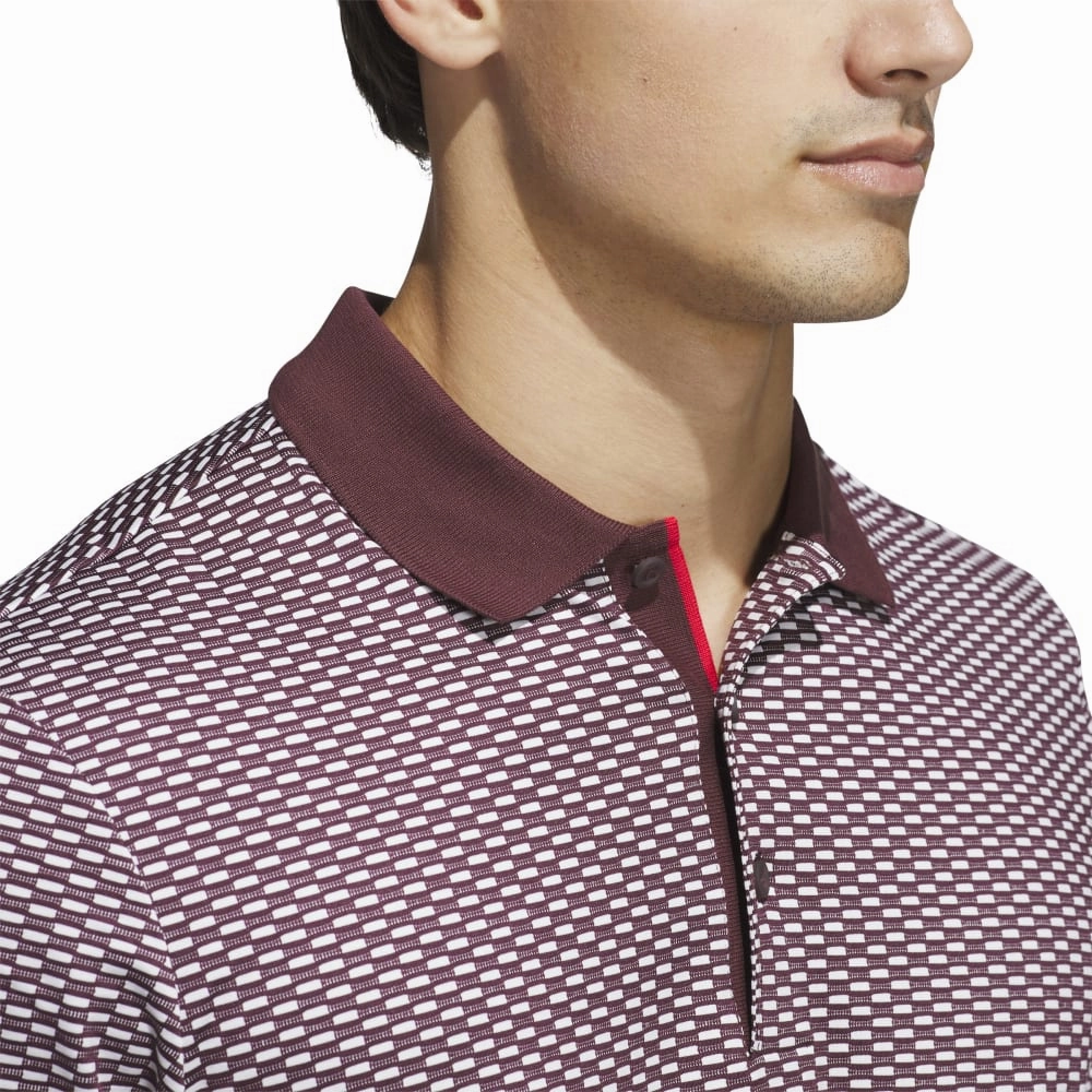 adidas Beyond Textured Golf Polo Shirt JF4881
