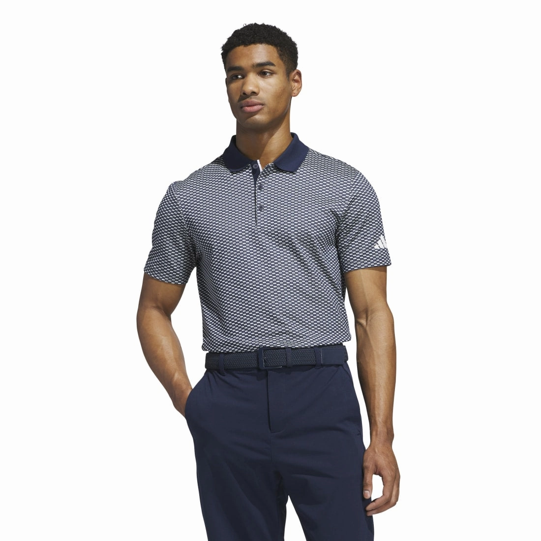 adidas Beyond Textured Golf Polo Shirt JH1344