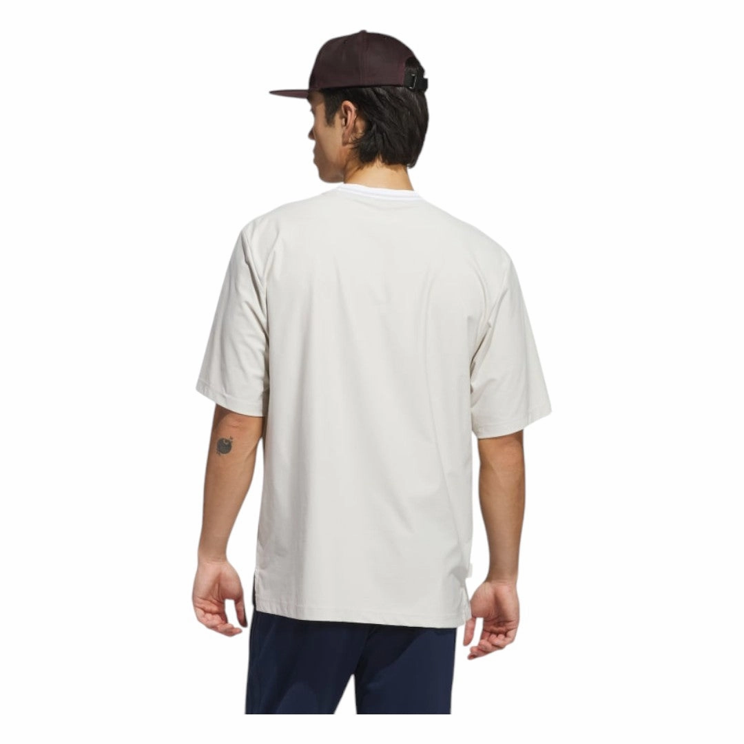 adidas Beyond The Course Mock Neck Golf Polo Shirt JF4869