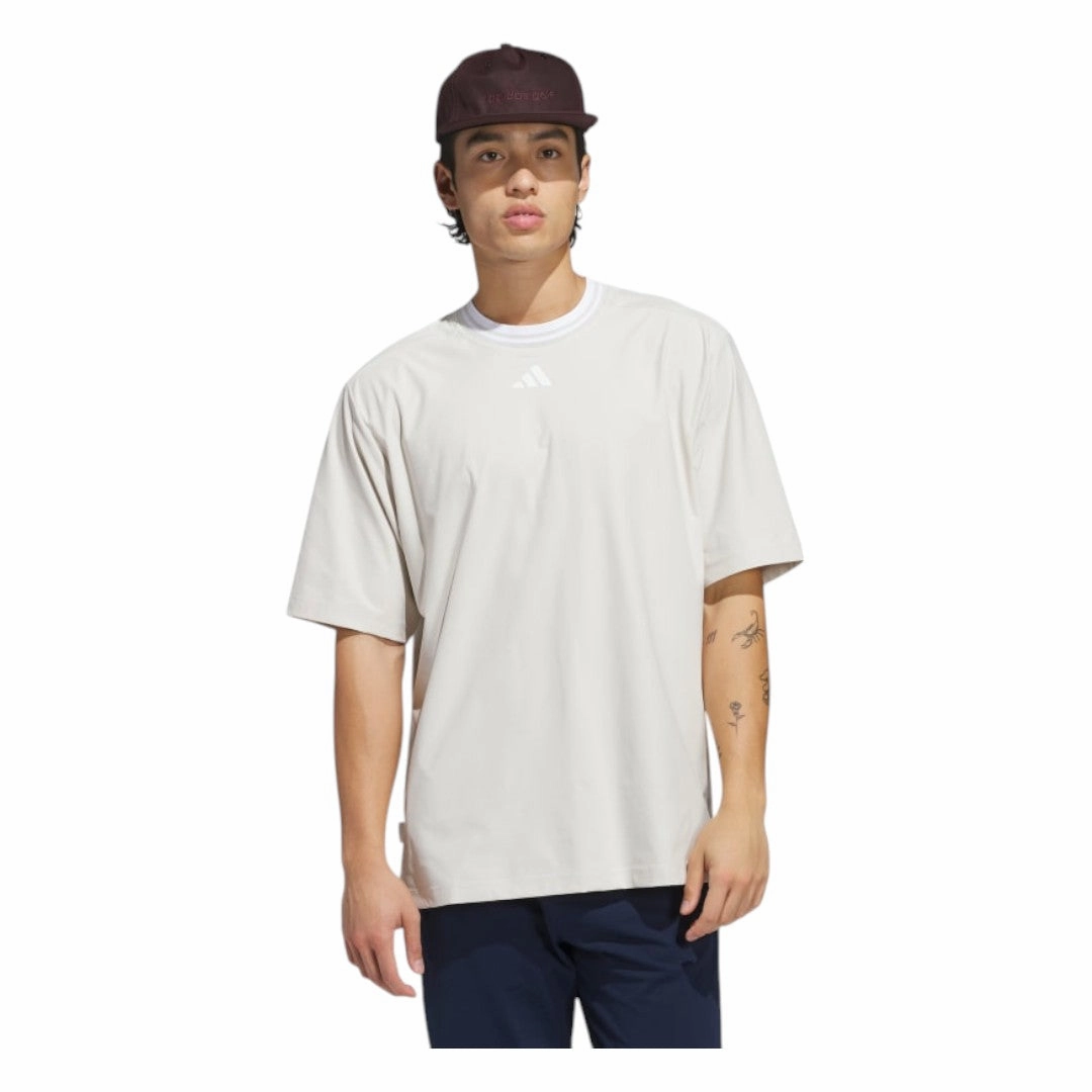 adidas Beyond The Course Mock Neck Golf Polo Shirt JF4869