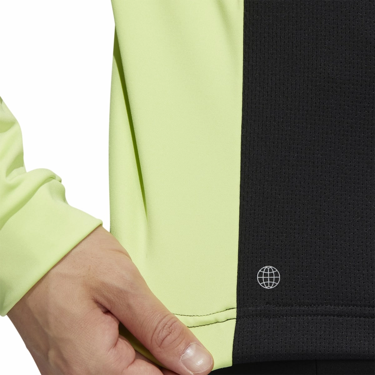 adidas Colourblock Primegreen 1/4 Zip Golf Top HC5572
