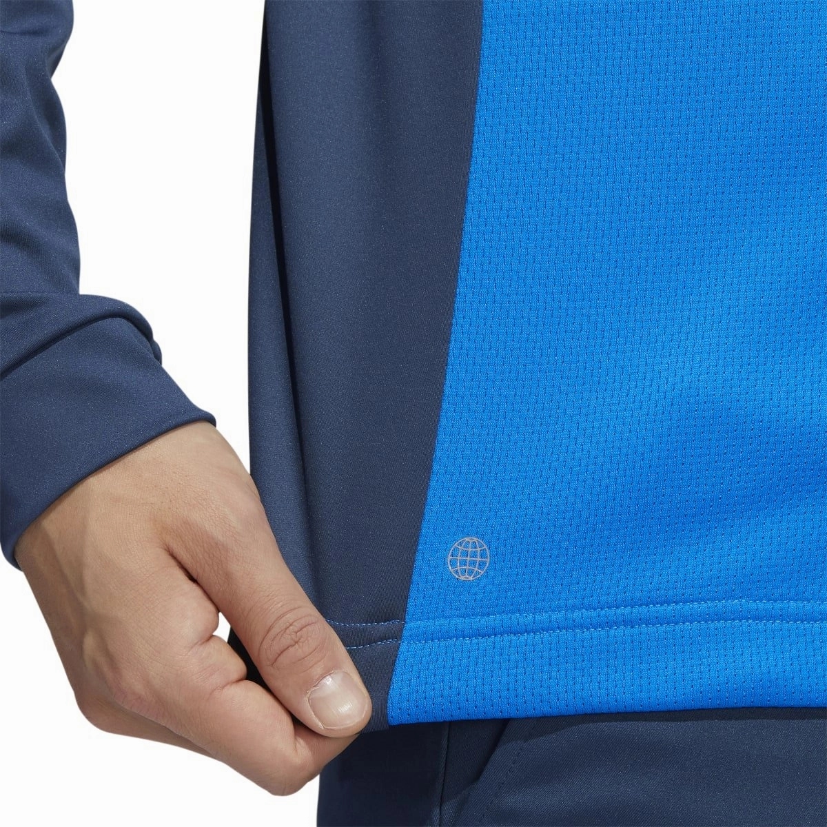 adidas Colourblock Primegreen 1/4 Zip Golf Top HE5452