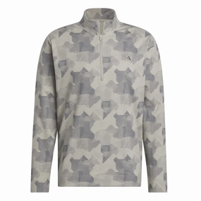 adidas Go-To Printed 1/4-Zip Golf Mid Layer IK3019