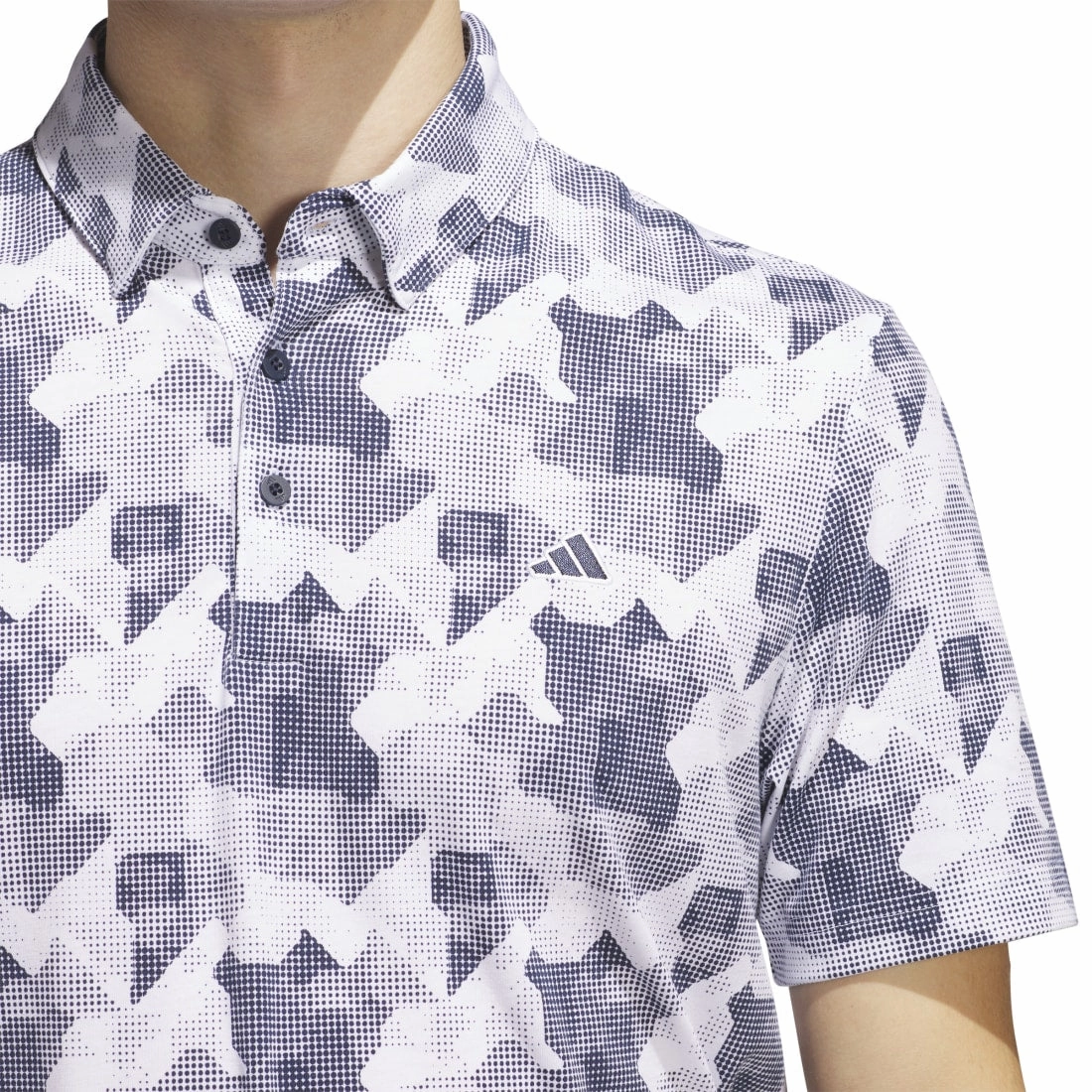 adidas Go-To Printed Golf Polo Shirt JP2366