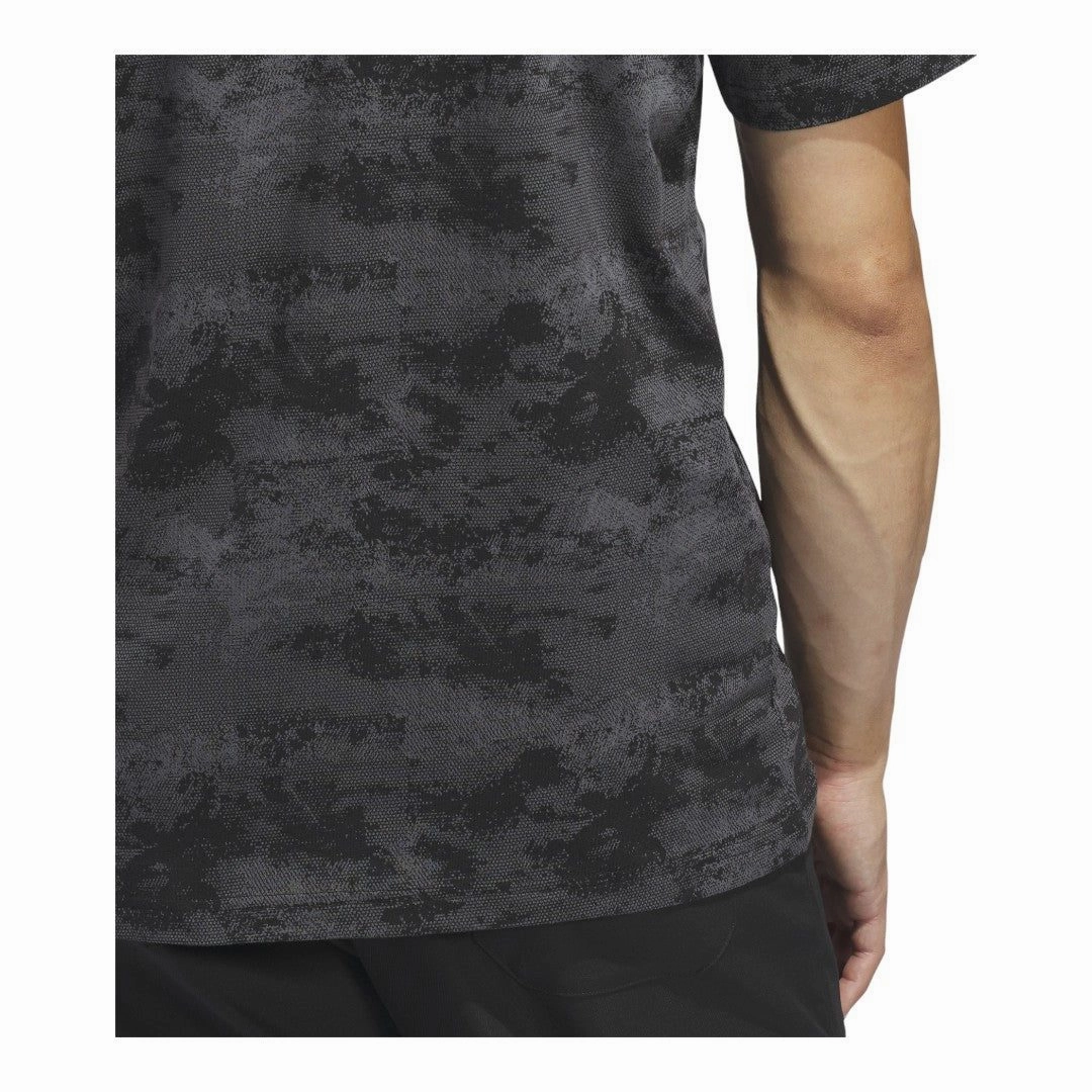 adidas Go-To Printed Mesh Golf Polo Shirt IN6413