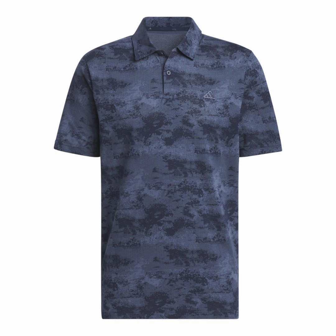 adidas Go-To Printed Mesh Golf Polo Shirt IU4428