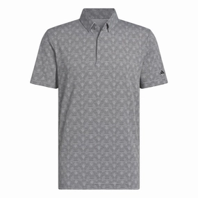 adidas Go-To Printed Stripe Golf Polo Shirt JF4932
