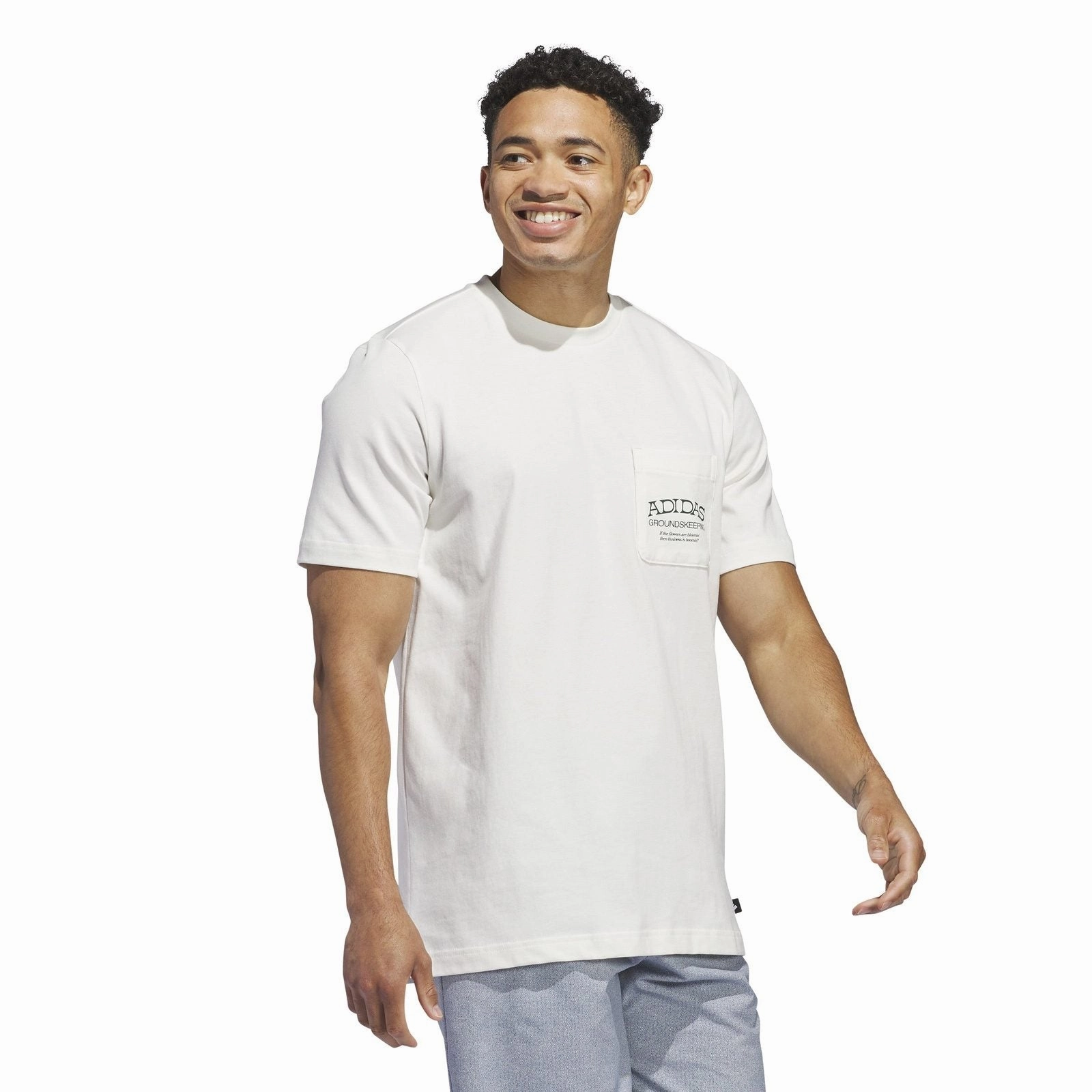 adidas Groundskeeper Graphic Pocket Tee IS3269