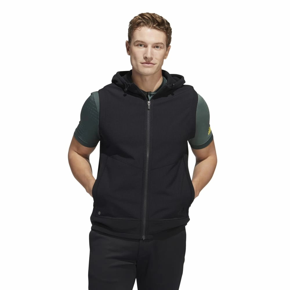 adidas Hooded Full Zip Golf Vest HF6566