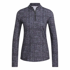 adidas Ladies Long Sleeve Digitized Golf Mid Layer IW4127