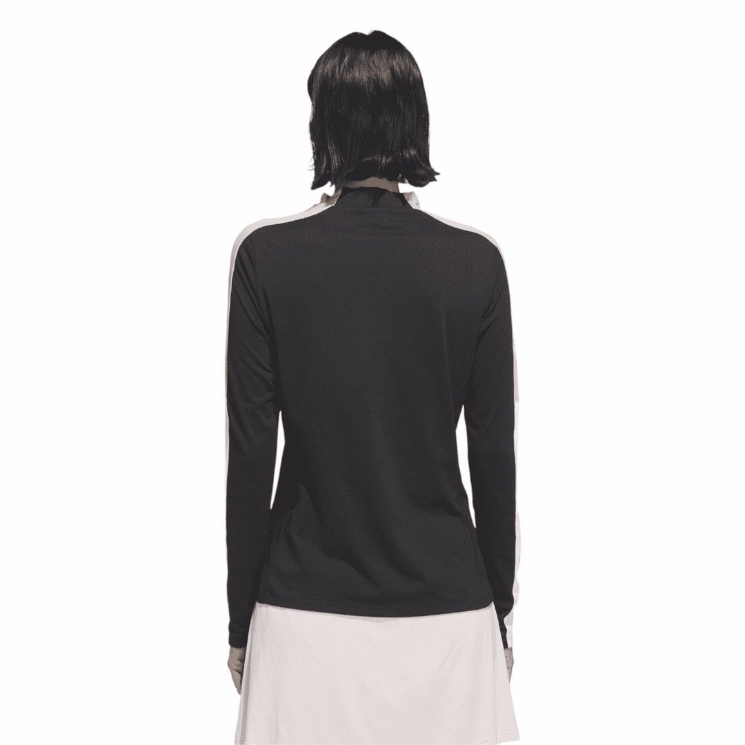 adidas Ladies Made With Nature Mock Neck Long-Sleeve Top IK4384