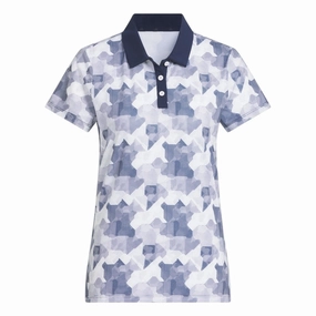 adidas Ladies Ultimate365 Printed Golf Polo Shirt JN3119