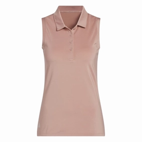 adidas Ladies Ultimate365 Solid Sleeveless Golf Polo Shirt JJ4409