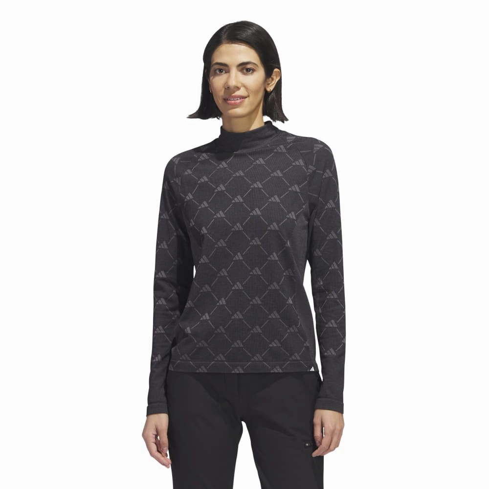 adidas Ladies Ultimate365 Tour Monogram Golf Mock HY7211