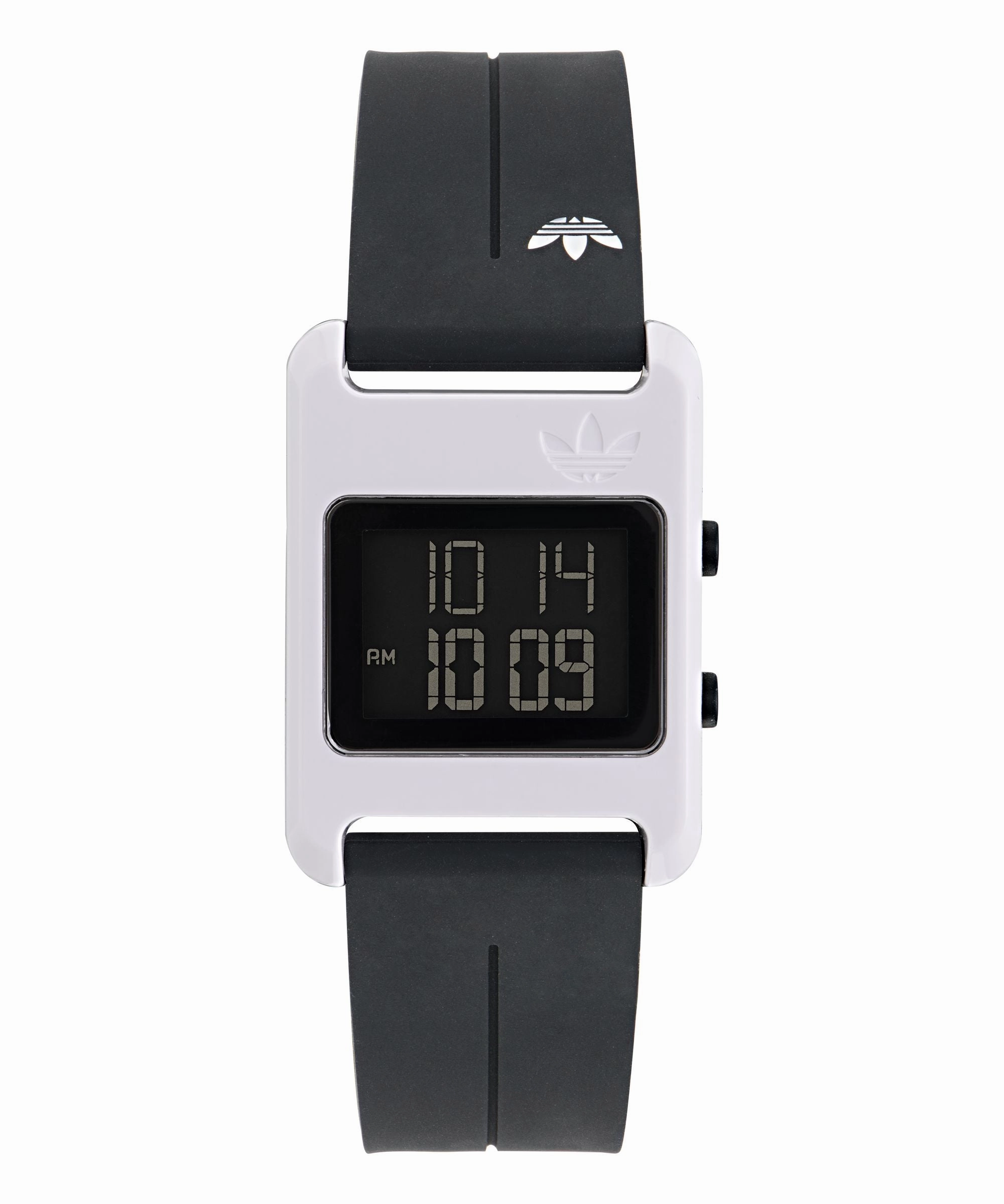Adidas Originals Retro Pop One Black Silicone Strap Watch AOST23567