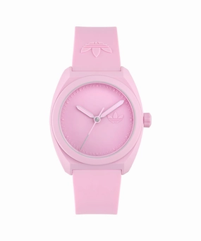 Adidas Project Three Pink Resin Strap Watch AOST24056