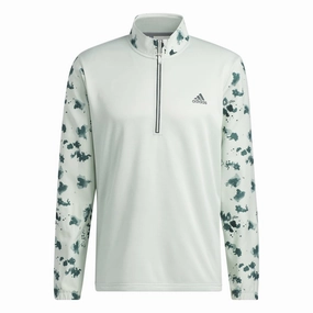 adidas Splatter Print 1/4-Zip Golf Mid Layer HN7174